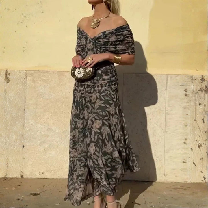 Elysea™ Luna - Elegant Dress With V-Neckline