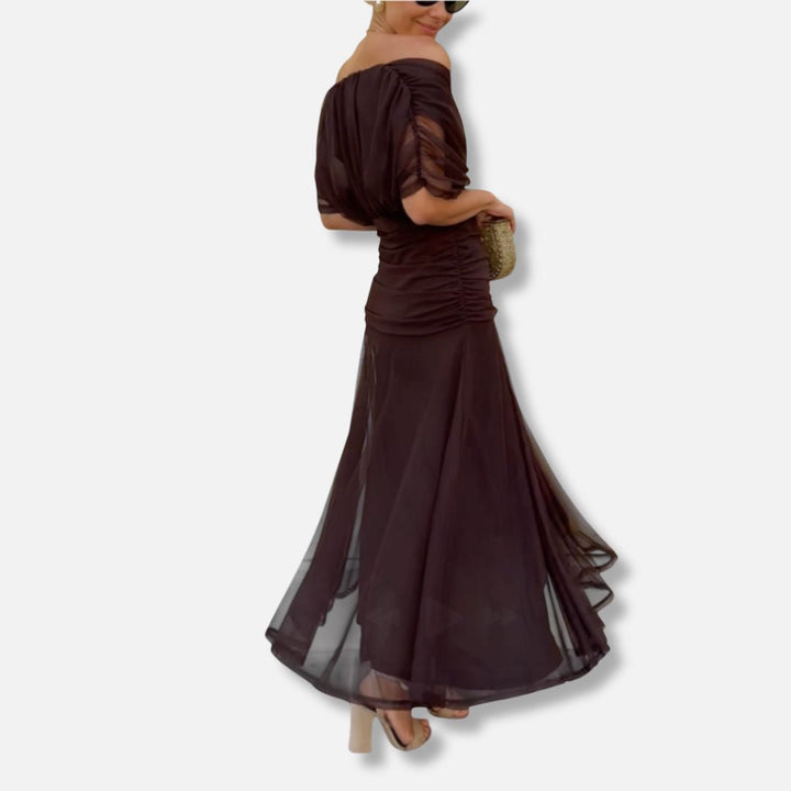 Elysea™ Luna - Elegant Dress With V-Neckline