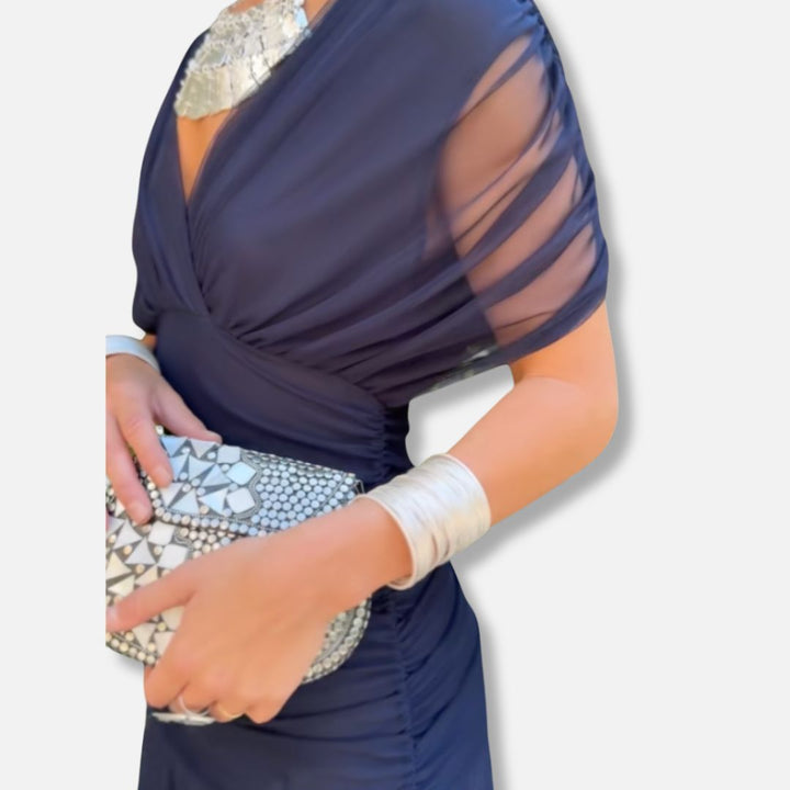 Elysea™ Luna - Elegant Dress With V-Neckline